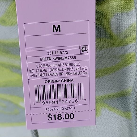 Wild Fable Cropped Hoodie, Green Swirl, Size M, NWT - Picture 5 of 7